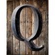 Letter Q Metal Novelty Parking Sign 9" x 12" (P)