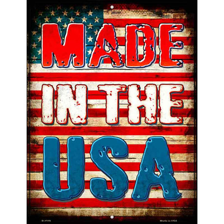 Made In The USA Metal Novelty Parking Sign 9" x 12" (P)