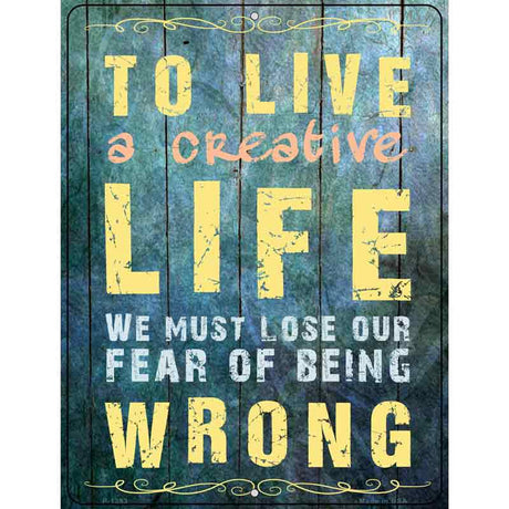 Creative Life Metal Novelty Parking Sign 9" x 12" (P)