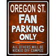 Oregon State Metal Novelty Parking Sign 9" x 12" (P)