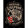 American Sheepdog Metal Novelty Parking Sign 9" x 12" (P)