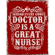 Great Nurse Metal Novelty Parking Sign 9" x 12" (P)