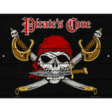 Pirates Cove Metal Novelty Parking Sign 9" x 12" (P)