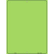 Lime Green Blank Parking Sign Novelty 9" x 12" (P)