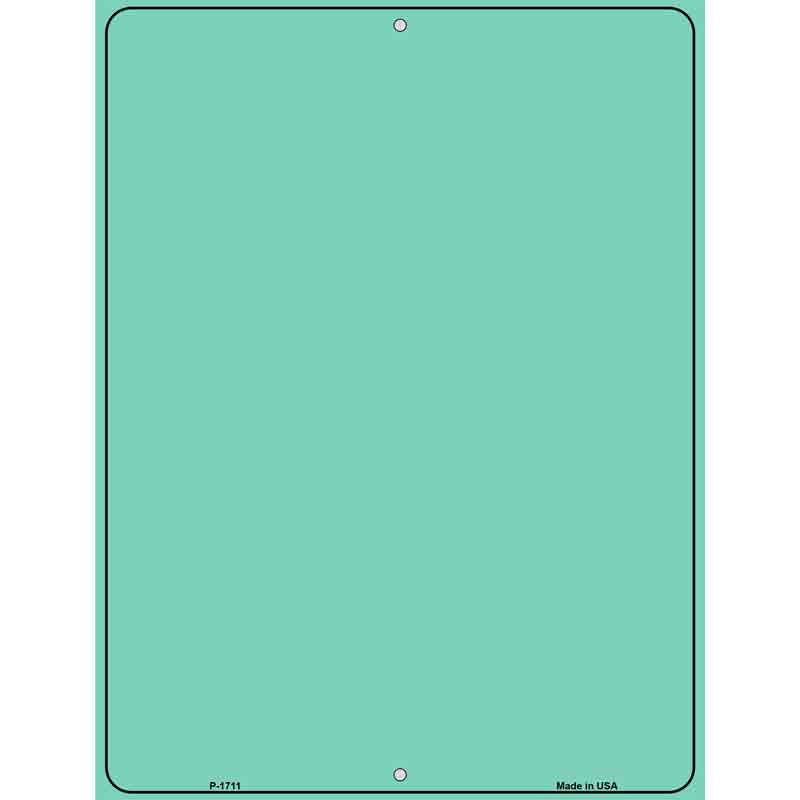 Mint Blank Parking Sign Novelty 9" x 12" (P)