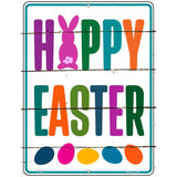 Happy Easter with Eggs Novelty Parking Sign 9" x 12" (P)