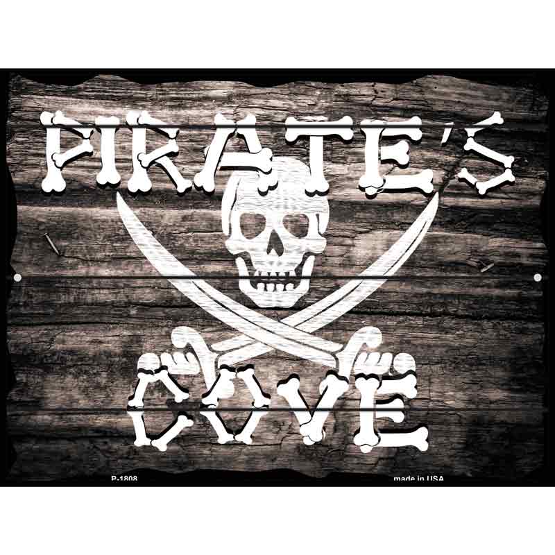 Pirates Cove Parking Sign 9" x 12" (P)