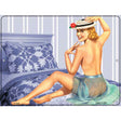 Girl On Bed Vintage Pinup Parking Sign 9" x 12" (P)