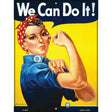 We Can Do It Vintage Poster Parking Sign 9" x 12" (P)