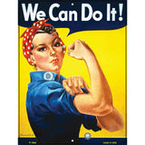 We Can Do It Vintage Poster Parking Sign 9" x 12" (P)