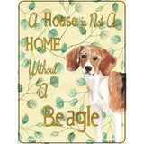 Not A Home Without A Beagle Novelty Parking Sign 9" x 12" (P)