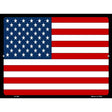 American Flag Metal Novelty Parking Sign 9" x 12" (P)