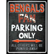 Bengals Metal Novelty Parking Sign 9" x 12" (P)