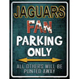 Jaguars Metal Novelty Parking Sign 9" x 12" (P)