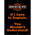 Explain Metal Novelty Parking Sign 9" x 12" (P)