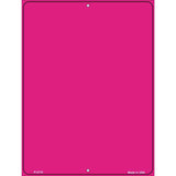 Solid Hot Pink Metal Novelty Parking Sign 9" x 12" (P)