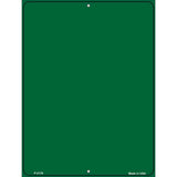 Solid Green Metal Novelty Parking Sign 9" x 12" (P)