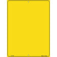 Solid Yellow Metal Novelty Parking Sign 9" x 12" (P)