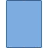 Solid Light Blue Metal Novelty Parking Sign 9" x 12" (P)