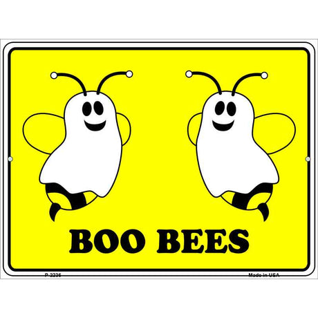 Boo Bees Metal Novelty Parking Sign 9" x 12" (P)