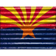 Arizona Flag Novelty Parking Sign 9" x 12" (P)