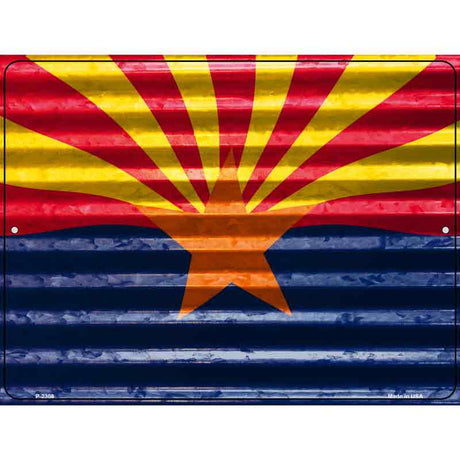 Arizona Flag Novelty Parking Sign 9" x 12" (P)