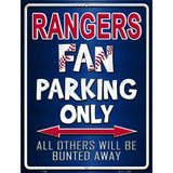 Rangers Metal Novelty Parking Sign P-230 9" x 12" (P)