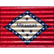 Arkansas Flag Novelty Parking Sign 9" x 12" (P)