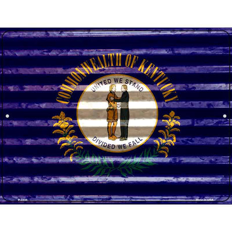 Kentucky Flag Novelty Parking Sign 9" x 12" (P)