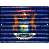 Michigan Flag Novelty Parking Sign 9" x 12" (P)