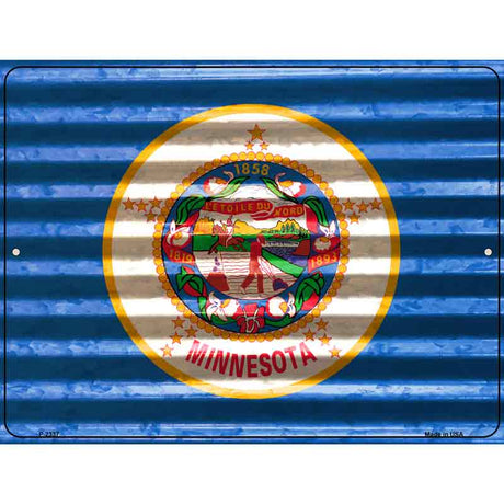 Minnesota Flag Novelty Parking Sign 9" x 12" (P)