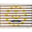 Rhode Island Flag Novelty Parking Sign 9" x 12" (P)