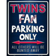 Twins Metal Novelty Parking Sign 9" x 12" (P)