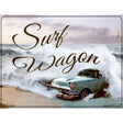 Surf Wagon Vintage Novelty Metal Parking Sign 9" x 12" (P)