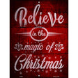 Magic of Christmas Novelty Metal Parking Sign 9" x 12" (P)