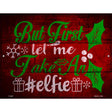 Take An Elfie Novelty Metal Parking Sign 9" x 12" (P)