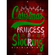 Princess Stocking Novelty Metal Parking Sign 9" x 12" (P)