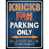 Knicks Metal Novelty Parking Sign 9" x 12" (P)