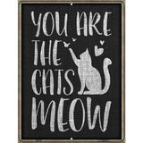 The Cats Meow Novelty Metal Parking Sign 9" x 12" (P)