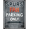 Spurs Metal Novelty Parking Sign 9" x 12" (P)