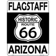 Flagstaff Arizona Historic Route 66 Novelty Metal Parking Sign 9" x 12" (P)