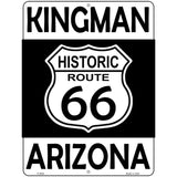 Kingman Arizona Historic Route 66 Novelty Metal Parking Sign 9" x 12" (P)