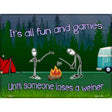 All Fun and Games Novelty Metal Parking Sign 9" x 12" (P)