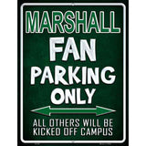 Marshall Metal Novelty Parking Sign 9" x 12" (P)