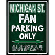 Michigan State Metal Novelty Parking Sign 9" x 12" (P)