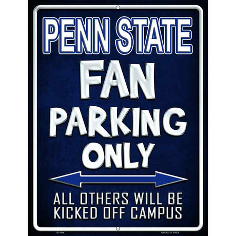 Penn State Metal Novelty Parking Sign 9" x 12" (P)