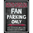 South Carolina Metal Novelty Parking Sign 9" x 12" (P)