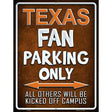 Texas Metal Novelty Parking Sign 9" x 12" (P)