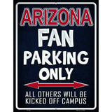 Arizona Metal Novelty Parking Sign 9" x 12" (P)