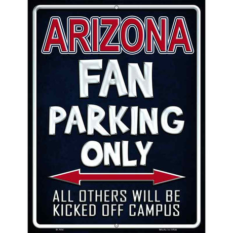 Arizona Metal Novelty Parking Sign 9" x 12" (P)